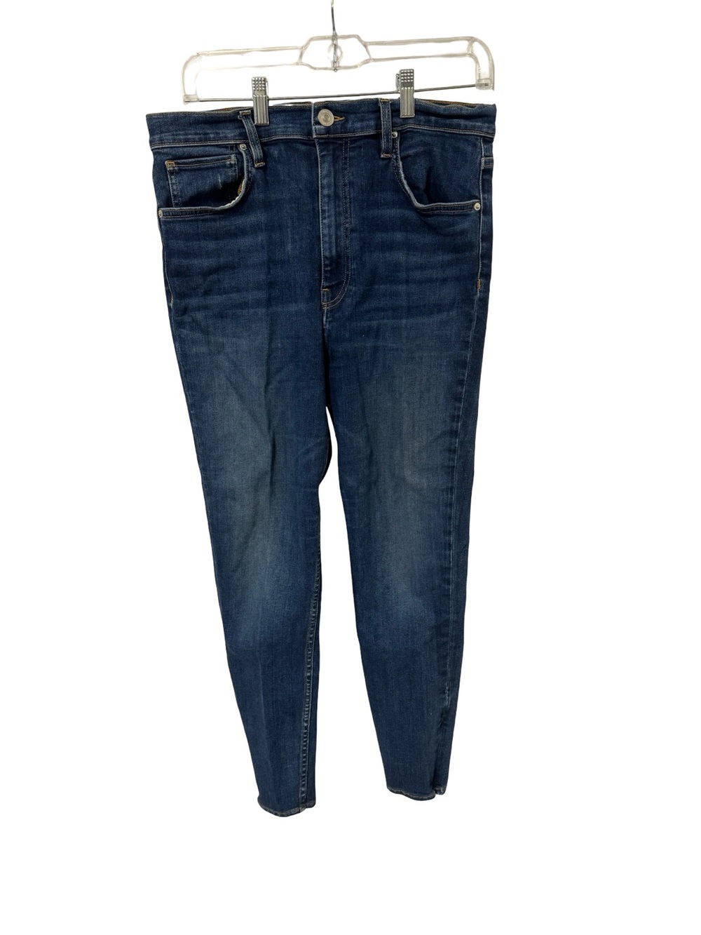 Hudson Dark Indigo Jeans with Contrast Stitching
